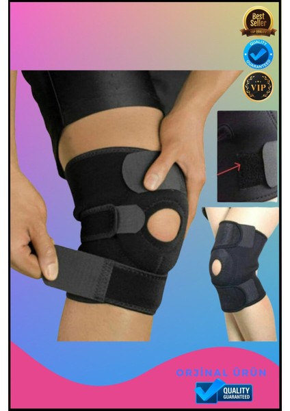 Ayarlanabilir spor dizlik, patella sabitleyici ve koruyucu, çeşitli beden seçenekleri