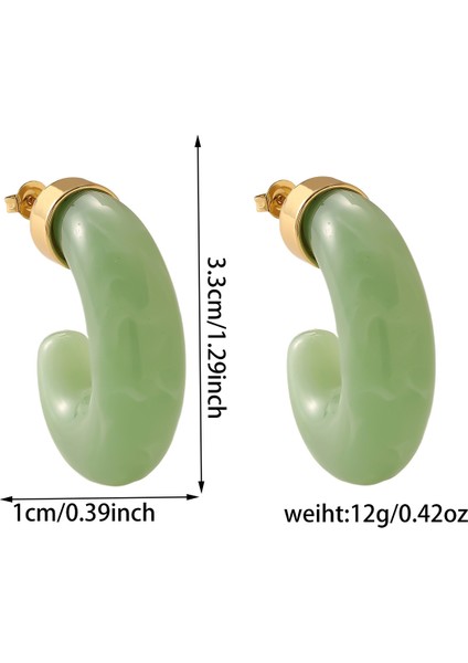 Küpe Kadın Fransız Retro Niş Kişilik ile Mizaç Küpe Küpe (Yurt Dışından)