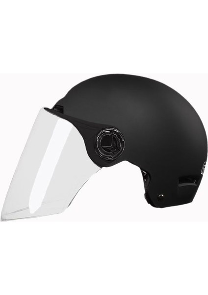 Büyük Basit Elektrikli Araba Kaskı Erkek ve Kadın Modelleri 4XL65 Ekstra Büyük Baş Çevresi Artı Boyutu Yaz Yarım Kask (Yurt Dışından)