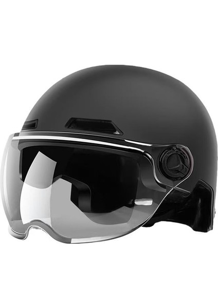 Büyük Basit Elektrikli Araba Kaskı Erkek ve Kadın Modelleri 4XL65 Ekstra Büyük Baş Çevresi Artı Boyutu Yaz Yarım Kask (Yurt Dışından)