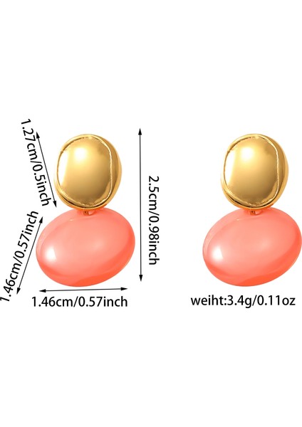 Küpe Kadın Fransız Retro Niş Kişilik ile Mizaç Küpe Küpe (Yurt Dışından)