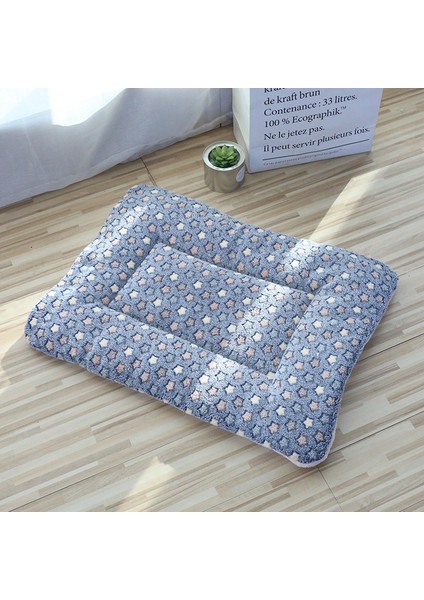 Kalınlaştırılmış Peluş Kedi Uyku Matı Köpek Kulübesi Pamuklu Pedler Sıcak Yuva Pedleri (Yurt Dışından)