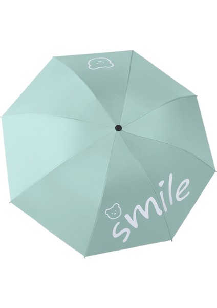 Manuel Şemsiye Çift Kullanımlı Yağmur ve Güneşli Şemsiye Çocuk Karikatür Güneş Şemsiyesi Sevimli Güneş Kremi Vinil Şemsiye (Yurt Dışından)