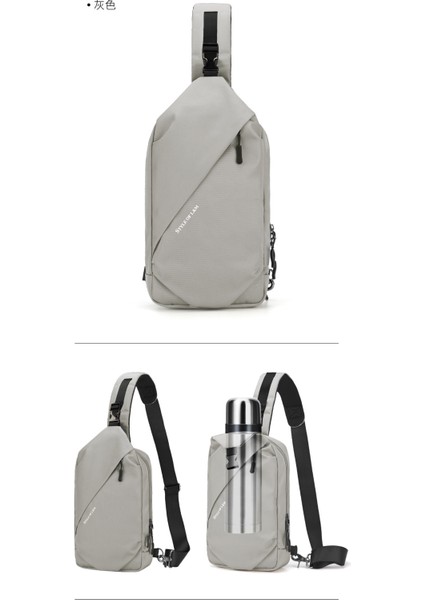 Yeni Evrensel Erkek Gelgit Oxford Kumaş Omuz Çantası Erkekler Büyük Kapasiteli Crossbody Çanta Erkek Kıdemli Duygusu (Yurt Dışından)