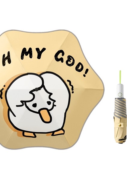 Tam Otomatik Mafsal Kapama Geri Tepme Önleyici Ilkokul Öğrencileri Için Çocuk Şemsiyeleri Güneşli ve Yağmurlu Şemsiye Çift Kullanımlı Katlanır Şemsiye (Yurt Dışından)