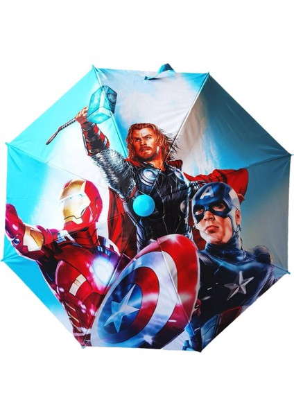 Ilkokul Öğrencileri Için Vinil Çocuk Şemsiyeleri Dijital Baskı Patchwork Desen Sevimli (Yurt Dışından)