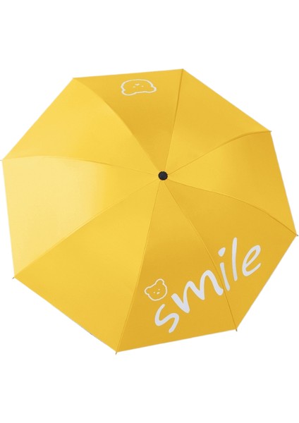 Manuel Şemsiye Çift Kullanımlı Yağmur ve Güneşli Şemsiye Çocuk Karikatür Güneş Şemsiyesi Sevimli Güneş Kremi Vinil Şemsiye (Yurt Dışından)