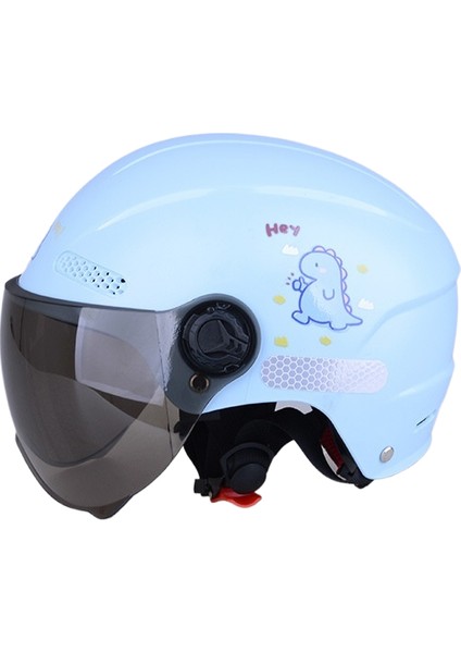 3c Sertifikalı Kask Yaz Elektrikli Motosiklet Karikatür Güvenlik Yarım Kask (Yurt Dışından)