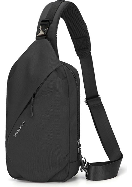 Yeni Evrensel Erkek Gelgit Oxford Kumaş Omuz Çantası Erkekler Büyük Kapasiteli Crossbody Çanta Erkek Kıdemli Duygusu (Yurt Dışından)
