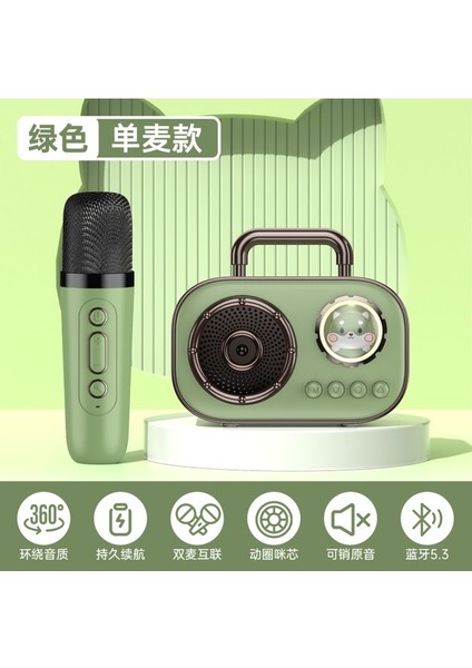 Mikrofonlu Uzay Kapsülü Bluetooth Hoparlör, Sevimli Mini Hoparlör, Subwoofer, Yüksek Ka, Taşınabilir Tatil Hedii (Yurt Dışından)