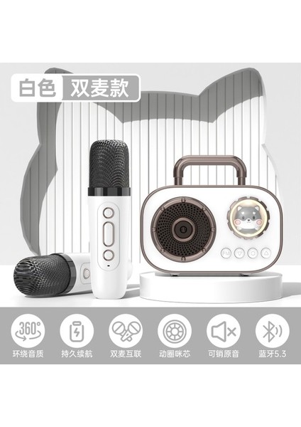 Mikrofonlu Uzay Kapsülü Bluetooth Hoparlör, Sevimli Mini Hoparlör, Subwoofer, Yüksek Ka, Taşınabilir Tatil Hedii (Yurt Dışından)