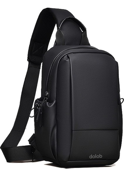 Yeni Erkek Göğüs Çantası Crossbody Çanta Rahat Su Geçirmez Göğüs Çantası Crossbody Çanta Büyük Kapasiteli Göğüs Çantası (Yurt Dışından)