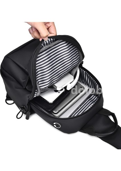 Yeni Erkek Göğüs Çantası Crossbody Çanta Rahat Su Geçirmez Göğüs Çantası Crossbody Çanta Büyük Kapasiteli Göğüs Çantası (Yurt Dışından) modelleri