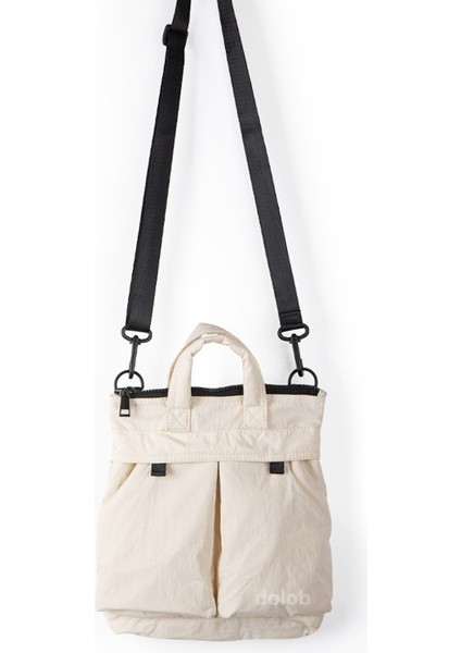 Basit Iş Kıyafeti Rahat Tarzı Naylon Tote Çanta Yaz Yeni Niş Basit Büyük Kapasiteli Tek Omuz Crossbody Çanta (Yurt Dışından)