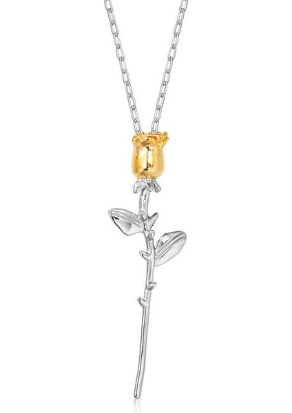 Kadın Trendy Gül Kolye (Yurt Dışından)