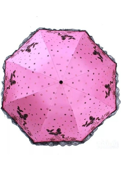 Zehraa Kadın Uv Korumalı Şemsiye - Pembe (Yurt Dışından) fiyatları