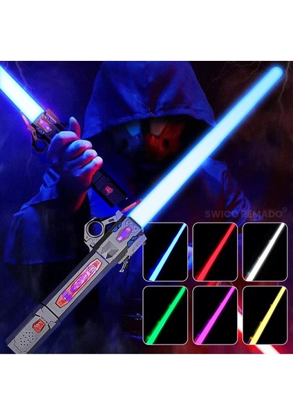 Fx Sesli 7 Renk Genişletilebilir Star Wars Işın Kılıcı Oyuncakları (Yurt Dışından)