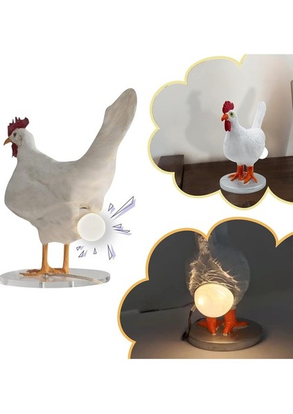 Tavuk Yumurtası Lambası Gerçekçi Reçine Tavuk Yumurtası Lambası L (Yurt Dışından) modelleri