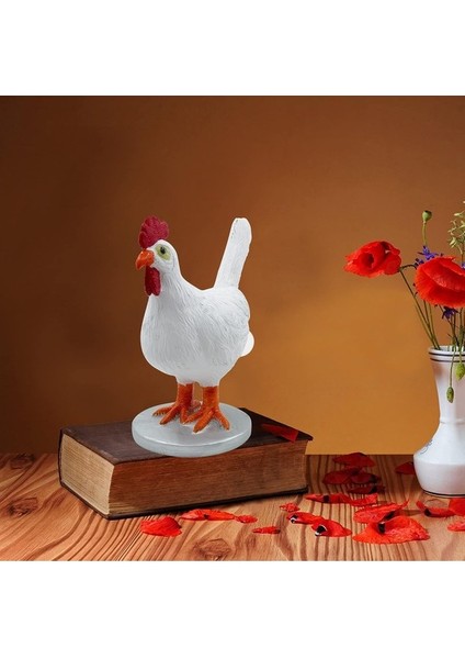 Tavuk Yumurtası Lambası Gerçekçi Reçine Tavuk Yumurtası Lambası L (Yurt Dışından) fırsatları