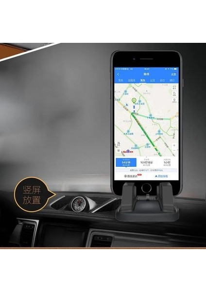 360 Derece Dönebilen Araç Telefonu Tutucu Dashboard Silikon Braketi Telefon Standı Araba Dashboard Gps Sa Telefon (Yurt Dışından)