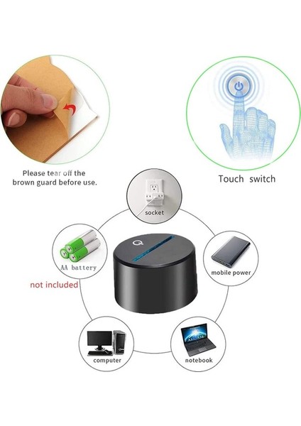 Stranger 3D Gece Lambası, 16 Renkli Illüzyon Lamba C Modern-11 (Yurt Dışından) fiyatları