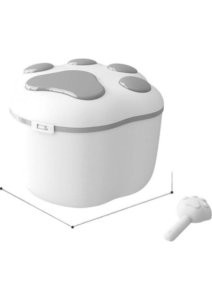 Evcil Hayvan Maması Saklama Kovası Mühürlü Nem Geçirmez Taze Depolama Tahıl Köpek Maması Kovası Kedi Maması Kovası Büyük Köpek Maması Saklama Kovası (Yurt Dışından)