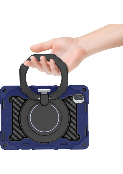 Xiaomi Pad 5 / Xiao Mi Pad 5 Pro Için Taşınabilir Pc + Silikon Hibrit Tablet Kılıfı - Lacivert (Yurt Dışından) indirimleri