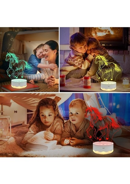 3D Gece Lambası, Uzaktan Kumandalı + Tou ile 3D Illüzyon Lambası (Yurt Dışından) fırsatları