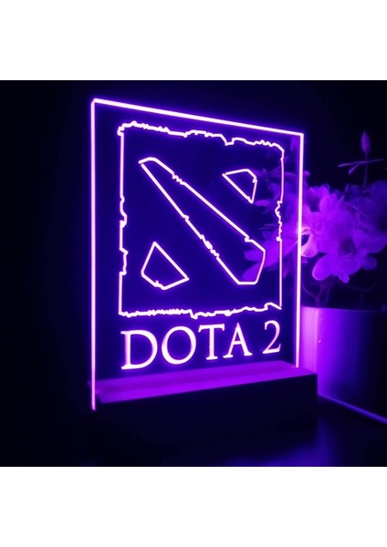Dotas 2 Anime Gece Lambası 3D Illüzyon Lambası (Yurt Dışından) fırsatları