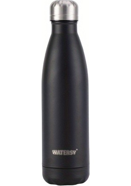 500ML Çift Duvarlı Paslanmaz Çelik Metal Su Şişesi (Yurt Dışından)