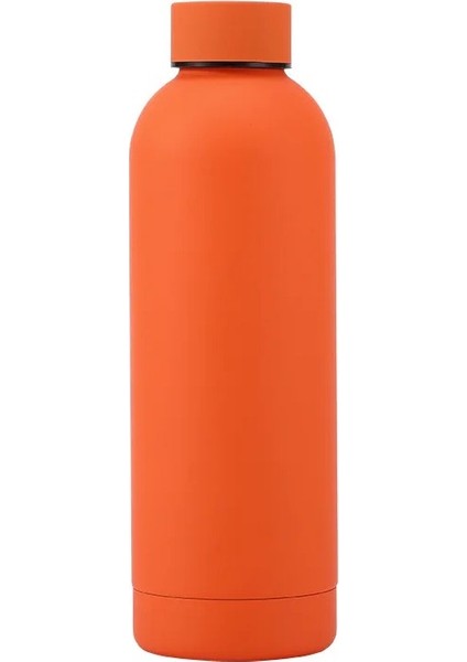 Tcherchı Paslanmaz Çelik 500 ml Küçük Ağızlı Şişe Açık Spor Araba Taşınabilir Termos Bardak Soğuk Su Şişesi (Yurt Dışından)