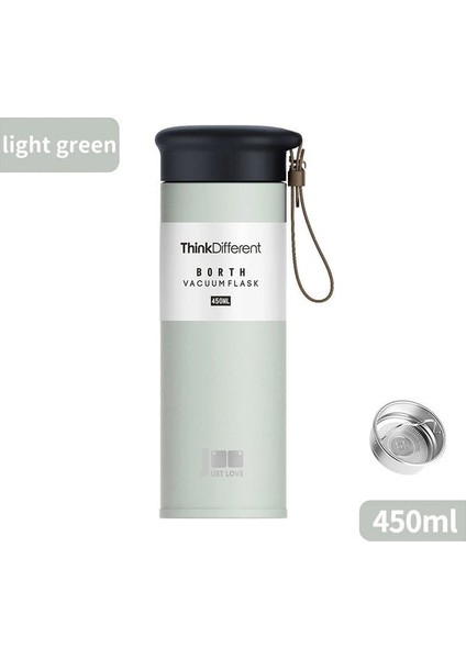 Tcherchı 450 ml Paslanmaz Çelik Vakumlu Sıcak Su Şişesi Otomobil Için Çift Duvar Termos Kahve Fincanı Taşımak ve Seyahat Çay Bardak (Yurt Dışından)