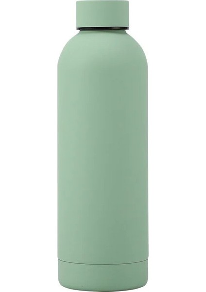 Tcherchı Paslanmaz Çelik 500 ml Küçük Ağızlı Şişe Açık Spor Araba Taşınabilir Termos Bardak Soğuk Su Şişesi (Yurt Dışından)