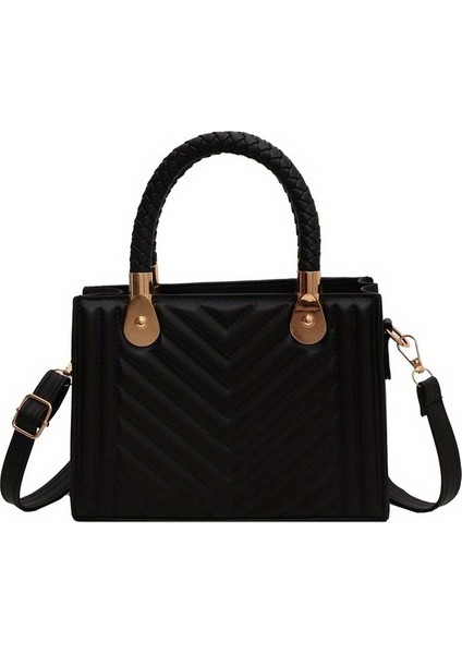 Tcherchı Kadınlar Için Klasik Desenli Kare Çanta (Yurt Dışından)