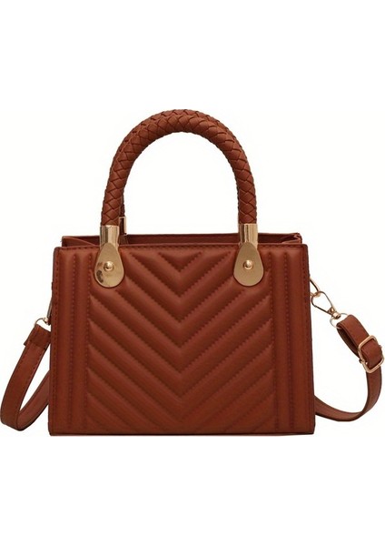 Tcherchı Kadınlar Için Klasik Desenli Kare Çanta (Yurt Dışından) fiyatları