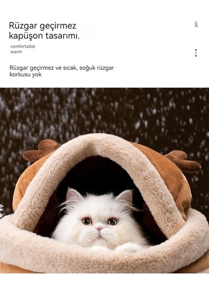 Sonbahar ve Kış Geyik Figürlü Çanta Kediyi Çantadan Çıktı (Yurt Dışından) modelleri