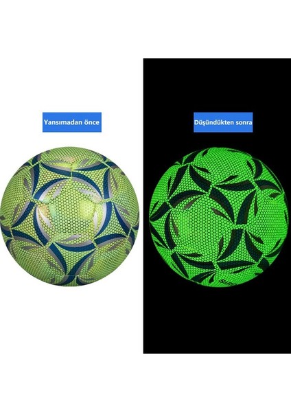 Reflektif Işıklı Futbol Topu - Yeşil (Yurt Dışından) modelleri