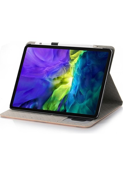 iPad Pro 13 2024 Cüzdan Harita Desenli Pu Deri Folyo Tablet Kapağı Otomatik Uyandırma / Uyku (Yurt Dışından) fırsatları