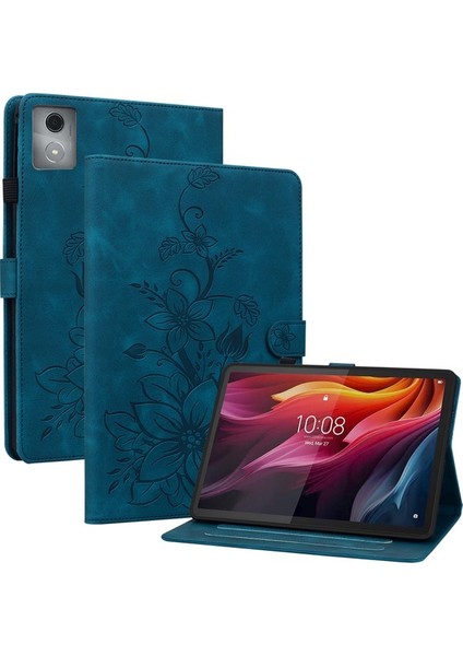Lenovo Tab K11 Plus Kart Yuvaları Deri Tablet Kapağı (Yurt Dışından)