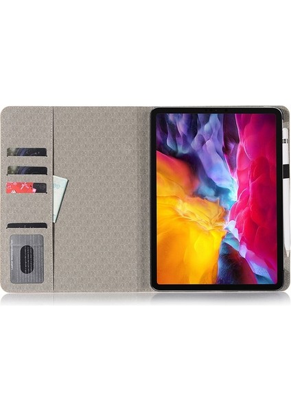 iPad Pro 13 2024 Cüzdan Harita Desenli Pu Deri Folyo Tablet Kapağı Otomatik Uyandırma / Uyku (Yurt Dışından) fiyatları