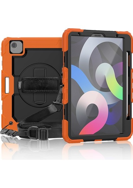 iPad Air 2020 Için Tablet Kılıfı - Turuncu / Siyah (Yurt Dışından) modelleri