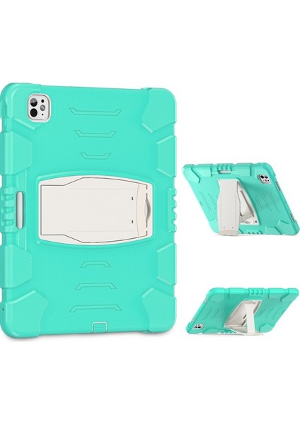 iPad Pro 13 2024 Stand Kılıf Pc+Silikon Düşmeyi Önleyici Tablet Kapağı (Yurt Dışından) fiyatları