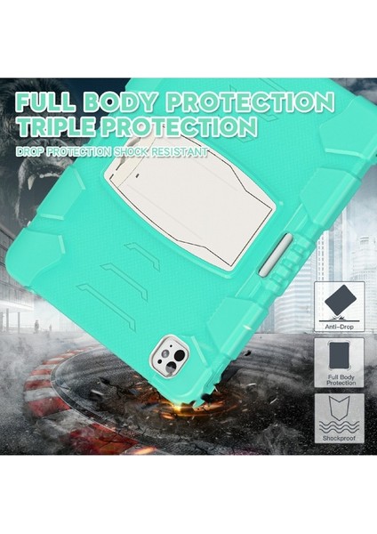 iPad Pro 13 2024 Stand Kılıf Pc+Silikon Düşmeyi Önleyici Tablet Kapağı (Yurt Dışından) modelleri