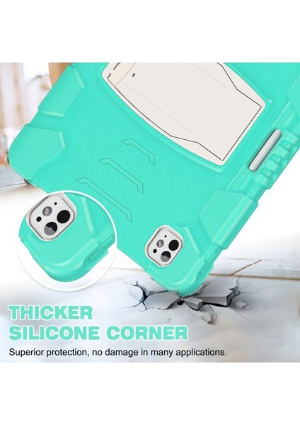 iPad Pro 13 2024 Stand Kılıf Pc+Silikon Düşmeyi Önleyici Tablet Kapağı (Yurt Dışından) fırsatları