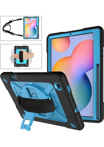 Samsung Galaxy Tab S6 P610 Için Silikon + Pc Tablet Kılıfı (Yurt Dışından)