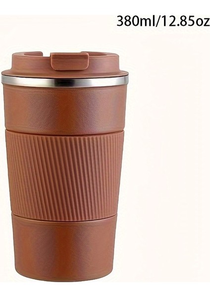 Tcherchı Çift Katmanlı Paslanmaz Çelik Vakum Yalıtımlı Bardak, Açık Kamp, Seyahat, Spor, Fitness Için Uygun 380ML Taşınabilir Bardak (Yurt Dışından)