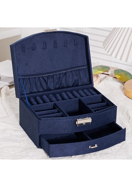 Kolye Yüzük Küpe Mücevher Saklama Kutusu (Yurt Dışından)
