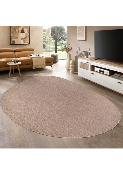Tema 9040 Bej Sisal Hasır Iç Dış Mekan Kilim Dekoratif Bahçe Balkon Salon Halısı