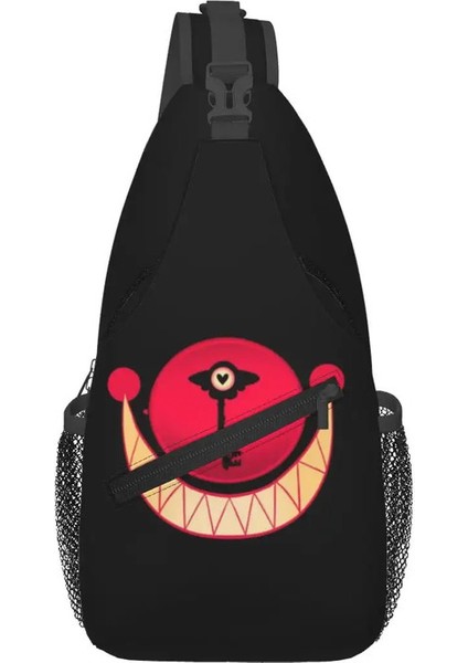 H-Hazbin H-Hotel Sling Göğüs Çantaları Crossbody Omuz Sırt Çantası Açık Spor Day Packs Moda Çantası Renk: 2 (Yurt Dışından)