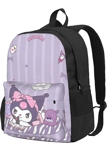 Kuromi Kat Metalcore Kawaii Kadınlar Sırt Çantası Mochila Trend Öğrenci Okul Çantası Goth Bilgisayar Sırtı Çeki Çocuklar Büyük Kapasite Ruck Çekme Renk: 3/boyut: 14X32X42 cm (Yurt Dışından)